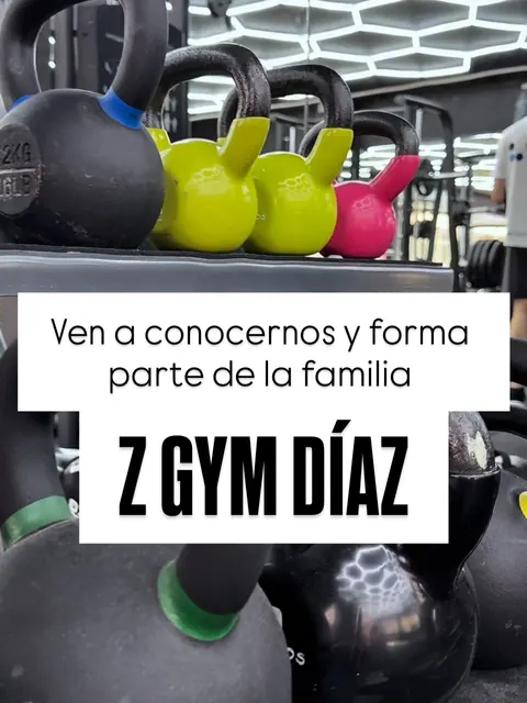 Ven a conocernos y forma parte de la familia Z Gym Díaz